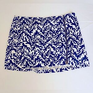 Lilly Pulitzer Auden Skirt Treasure Navy Coral 12